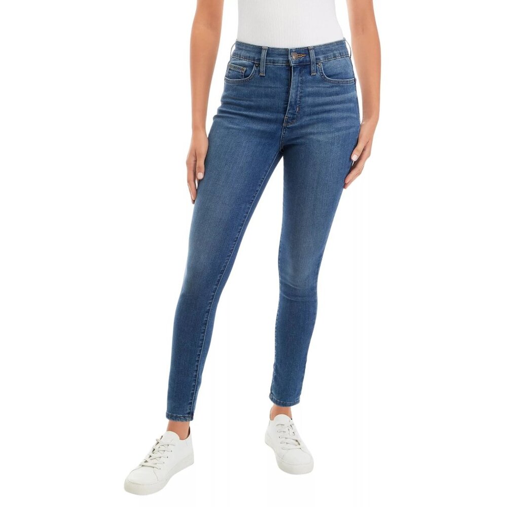 CROWN AND IVY sz 10 NEW High-rise Skinny Denim Jeans Everette Wash NEW
